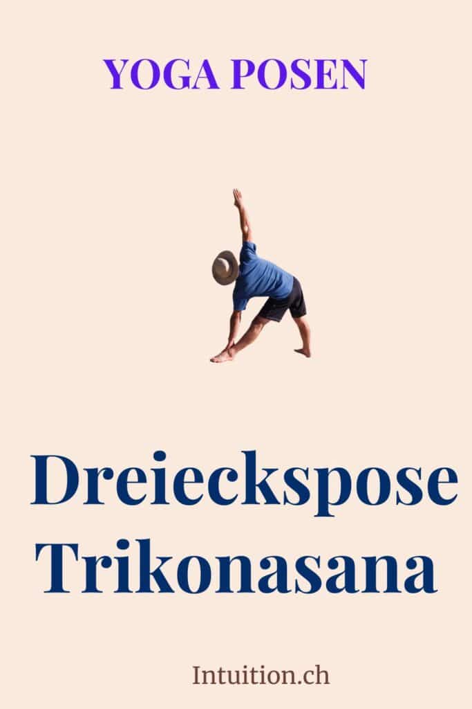 Yoga Posen Dreieckspose - Trikonasana / Canva