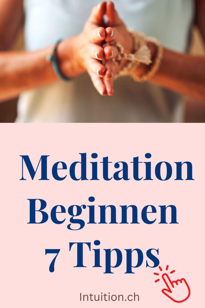 Meditation Beginnen 7 Tipps / Canva